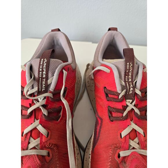 Nike Juniper Trail Men's 10 Red/Brown Speckled Midsole Trail Running Shoes Comfy - Picture 5 of 8